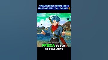 Timeline Shock: Trunks Meets Frost and Gets It All Wrong! 🔥 #sparkingzero #crashout #knockout