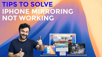 macOS Sequoia iPhone Mirroring Not Working - How to Fix