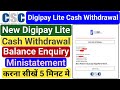 Digipay Lite Cash Withdrawl Digipay Lite Balance Enquiry Digipay Lite Ministatement