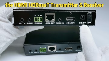 HDMI HDBaseT transmitter and receiver