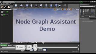 Node Graph Assistant for ue4