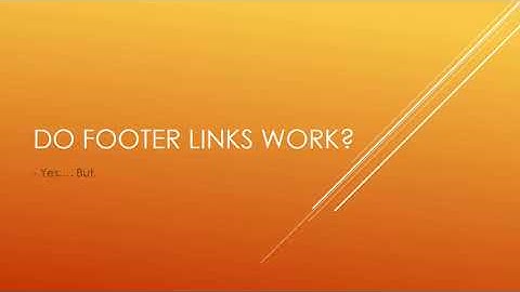 Do Footer Links Still Work Link Building Tip #15