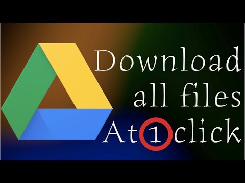 Videó: Hogyan lehet egyszerre letölteni a Google Drive fájlokat?