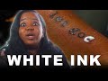 Dark Skinned People Get White Ink Tattoos