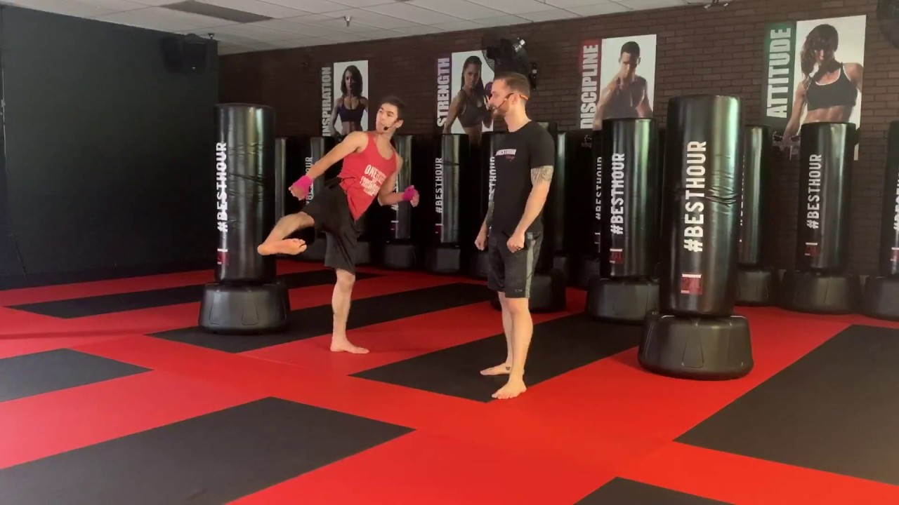 Kickboxing Combos Side Kick, Spinning Side Kick Kickboxing Tutorials