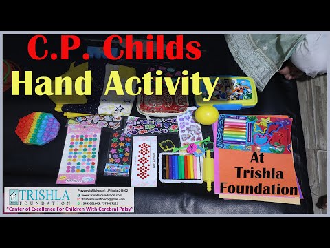 Hand activities By children with Cerebral palsy | Trishla Foundation