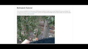 Object Detector Training Tutorial with Retinanet-Keras
