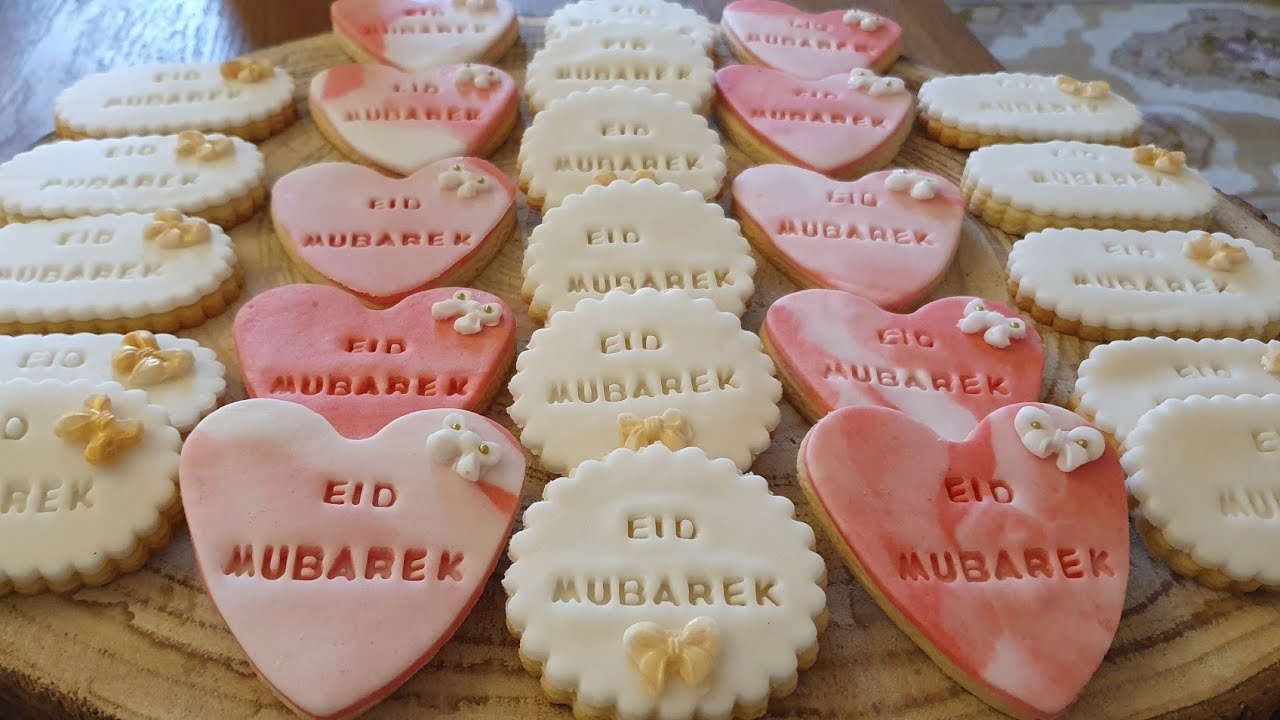 sablés personnalisé eid mubarek