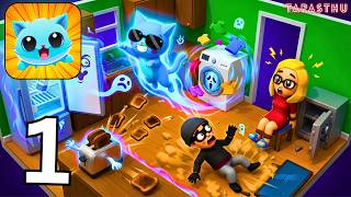 Spooky Cat Gameplay Walkthrough Part 1: Possessing Appliances is INSANE! (Android/iOS) screenshot 3