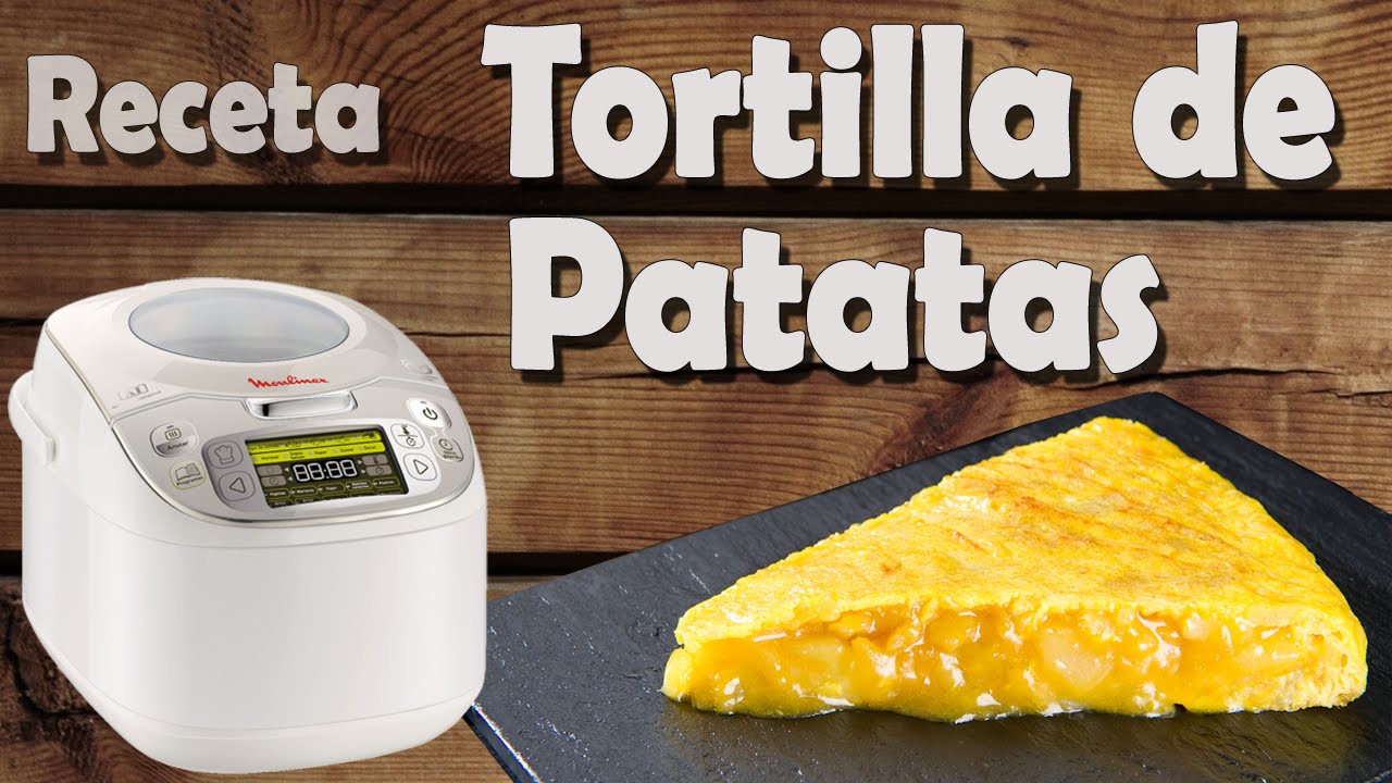 ventilador Absorbente estómago Tortilla de Patatas en la Moulinex Maxichef Advanced | Receta - YouTube