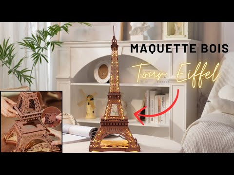 Maquette en Bois Rolife Tour Eiffel Lumineuse TGL01 