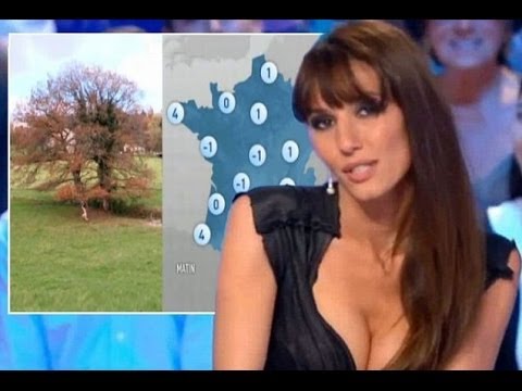 Doria Tillier French Weather girl Does Weather Forecast NAKED