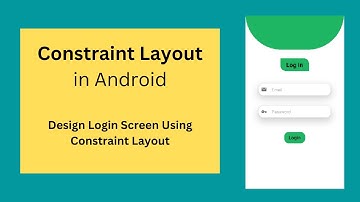 Constraint Layout ||  Login Page UI Design || Android development using JAVA || Android studio
