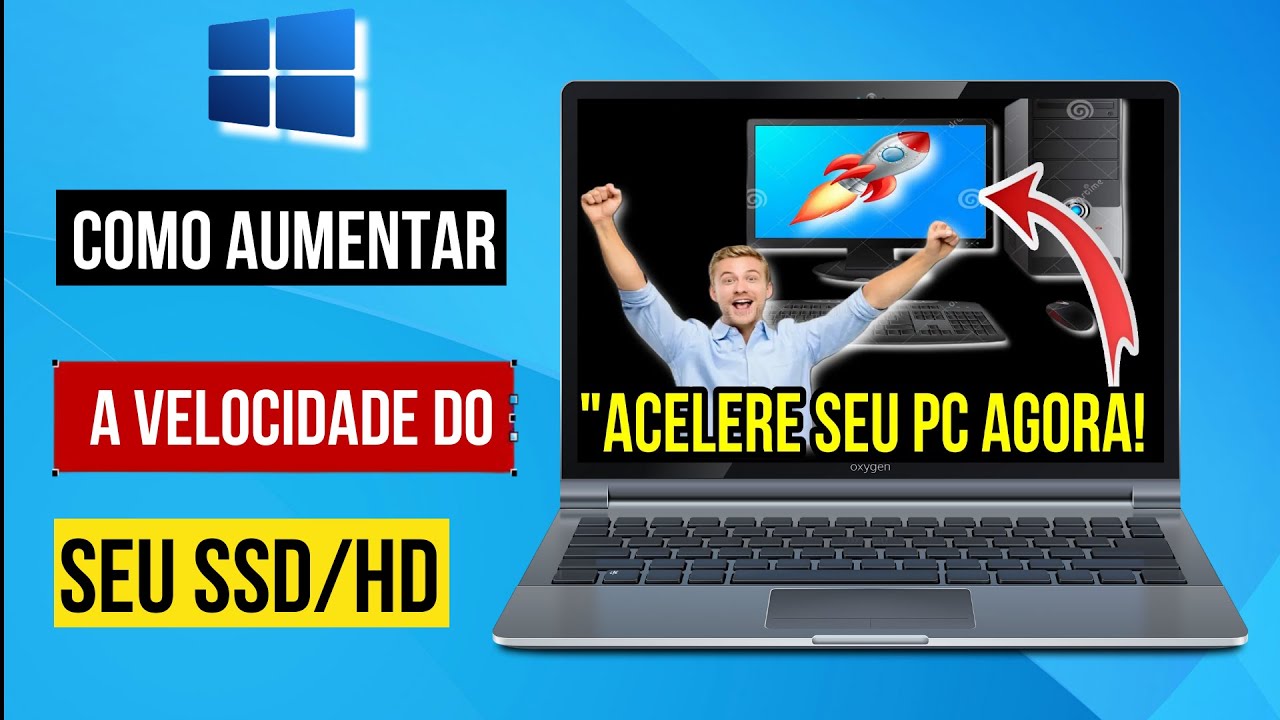 Como AUMENTAR a VELOCIDADE do seu SSD/HD PARA JOGOS E PROGRAMAS ...