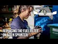 Anna Replaces Her T1N Sprinter's Fuel Filter! (2004-2006 Sprinter Repair)
