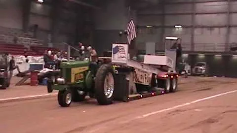 Glen Rose Tractor Pull - 730 John Deere (Div 4, 6500lb) 2-13-10