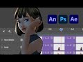 Frame by frame animation workflow animate  photoshop  after effects