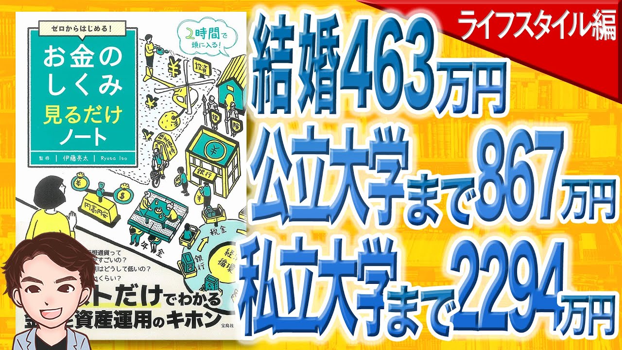 10分で解説 ゼロからはじめる お金のしくみ見るだけノート ライフスタイル編 伊藤亮太 著 Youtube