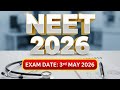 NEET EXAM DATE AND ONLINE APPLICATION FORM 2026 #neet #neetexam #neetexam2026 #examdate #application