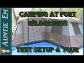 Camping at Fort Wilderness - Tent Setup and Tour