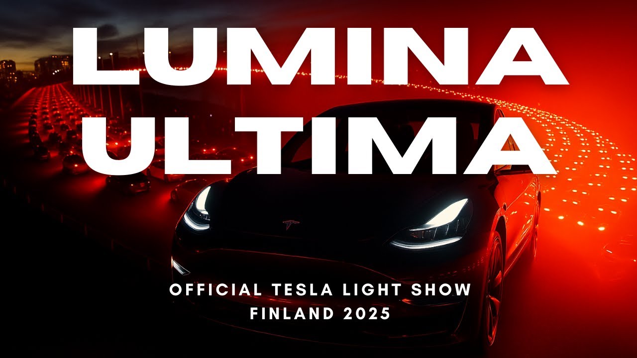 Lumina Ultima | Official Tesla Light Show Finland 2025