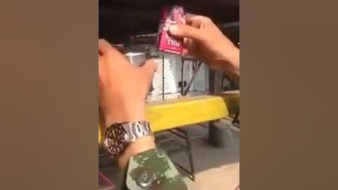 แฉกลโกง ยิงซองบุหรี่ตามงานวัด