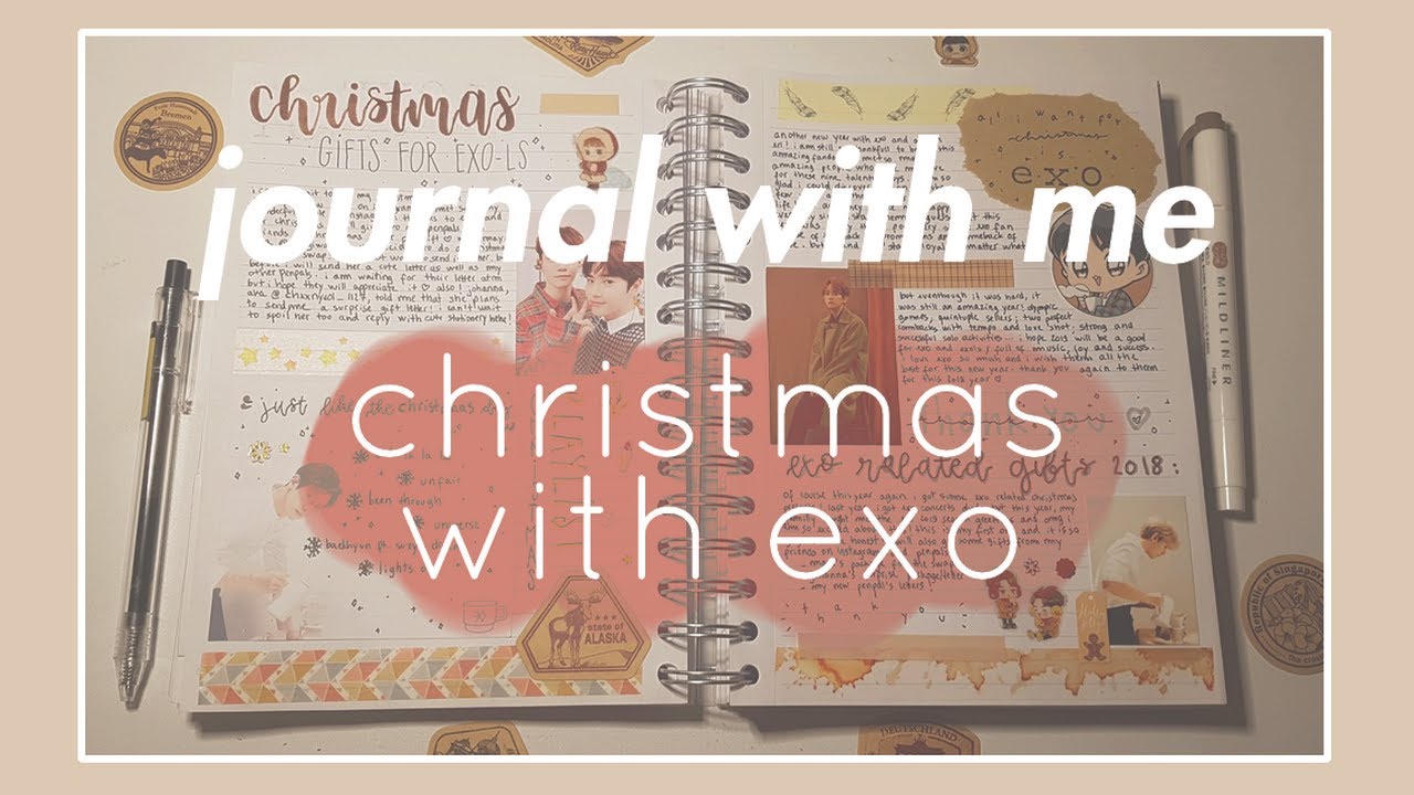kpop journal with me | christmas with exo