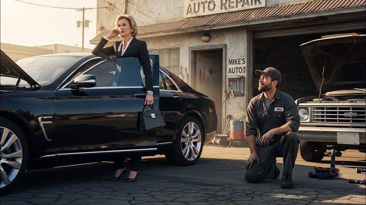 Billionaire CEO Took Her Car to a Single Dad Mechanic — What Happened Next Changed Everything