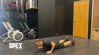 Step Out/In Burpee into Squat