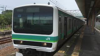 E231系マト107編成 安食発車