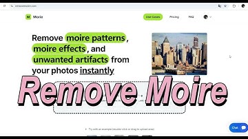 Remove Moire in Seconds with AI — See the Before/After