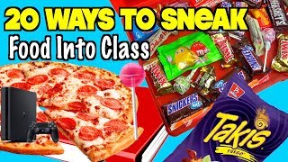 20 Clever Ways To Sneak Food and Candy Into Class Using School Supplies - NEVER FAILS | Nextraker