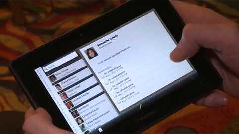 Celluloco.com presents BlackBerry PlayBook Native Email App Demo