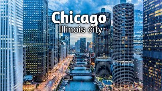 4k Chicago City  Chicago Illinois City  Chicago City Drone 4k  Chicago 4k   4k Relaxation Scene