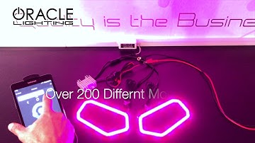 Polaris RZR Dynamic RGBW Headlight Halo Kit by ORACLE Lighting