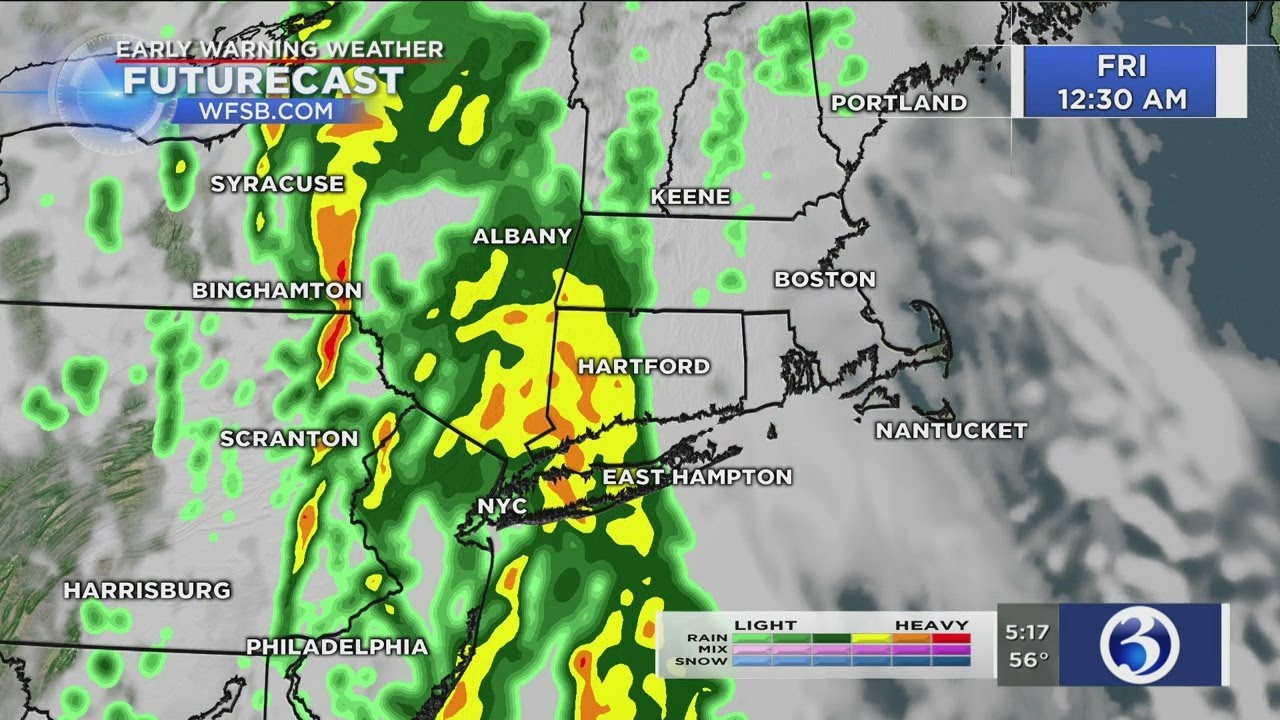 FORECAST: Storm will bring a soaking rain to end the week - YouTube