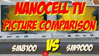 SM9000 vs SM8100 NanoCell Picture Comparison