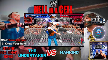 The Undertaker Vs Mankind - Hell In A Cell Match | WWF SmackDown! 2: Know Your Role PS1