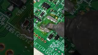 TV Memory IC Replacement Done Right! 🧠🔧 #MotherboardFix #shortsfeed #shortvideo #repair