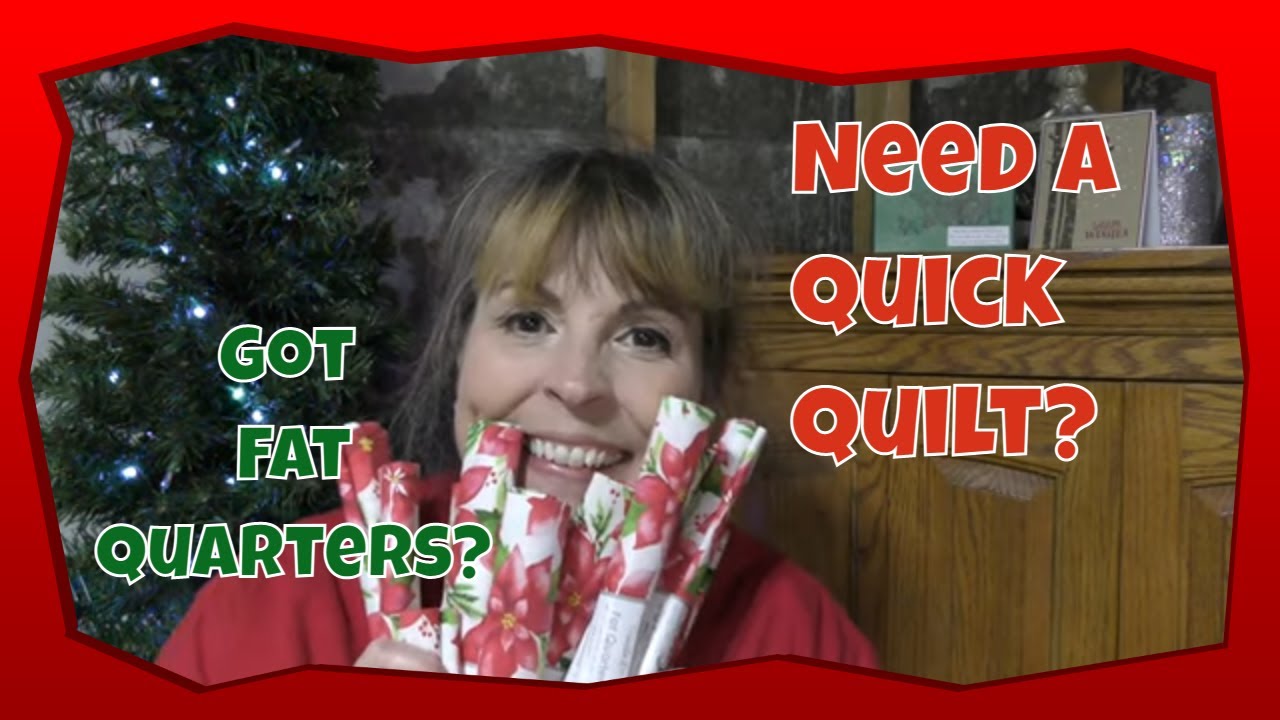 Speedy Quilt Pattern Using Fat Quarters or Yardage or Both