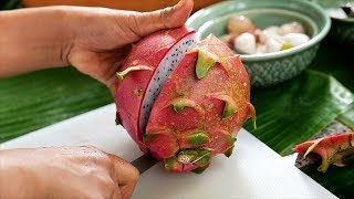 Đồ ăn Thái - Trái Cây Kỳ Lạ trứng cút rau xà lách Bangkok nước Thái Lan