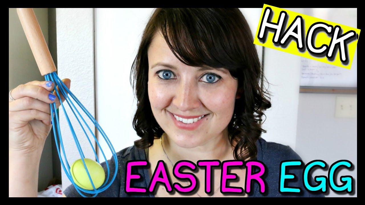 Easter Egg Whisk Hack! MESS FREE! 📍 How To With Kristin YouTube