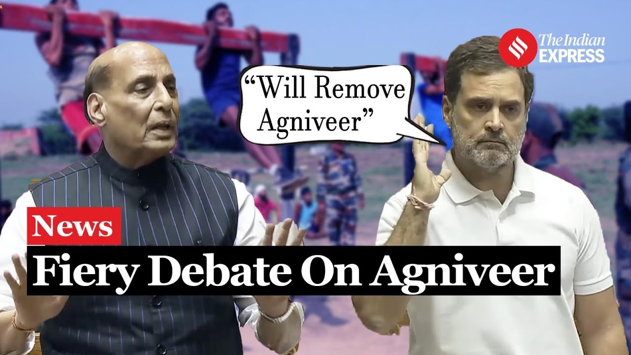 Rajnath Singh, Rahul Gandhi Debate On Agniveer; Rahul Vows To Scrap Scheme