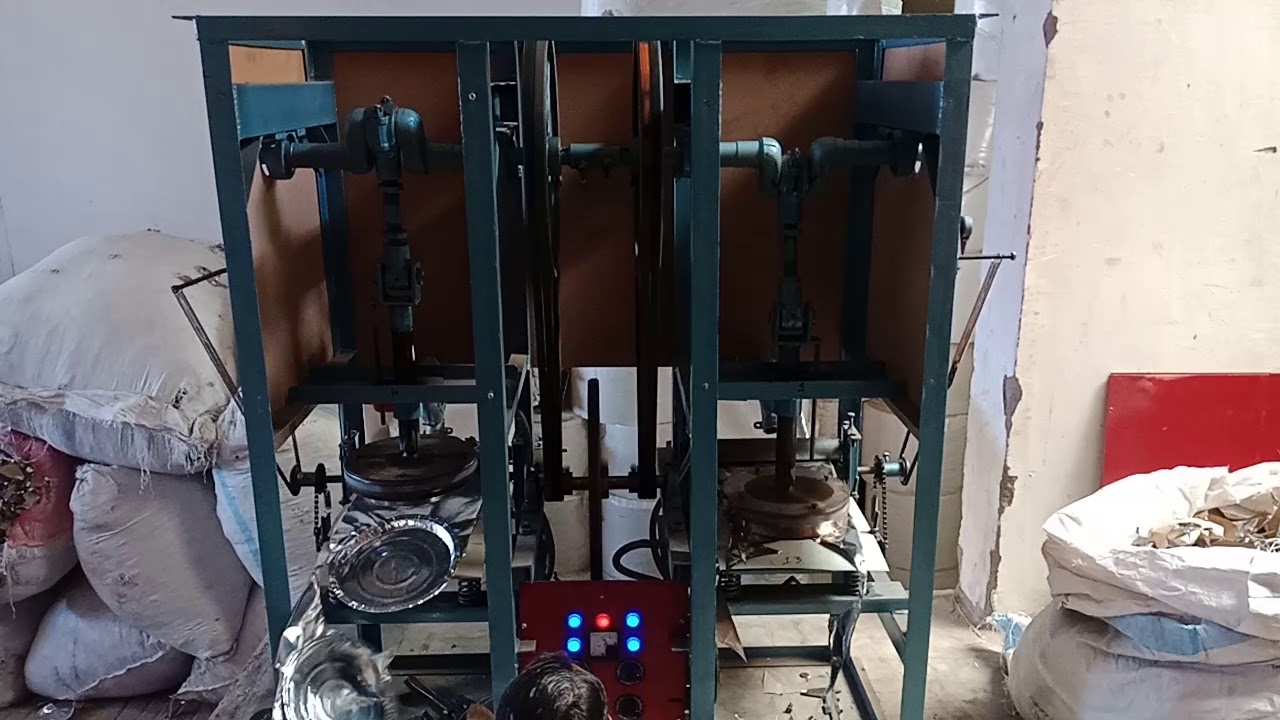 Double Die Thali Making Machine 