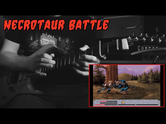 Quest for Glory 4 - Necrotaur Battle (metal cover) class=