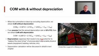 TK4202 Segment 4.2 Manufacturing Cost Estimation: CoM Calculation Basis