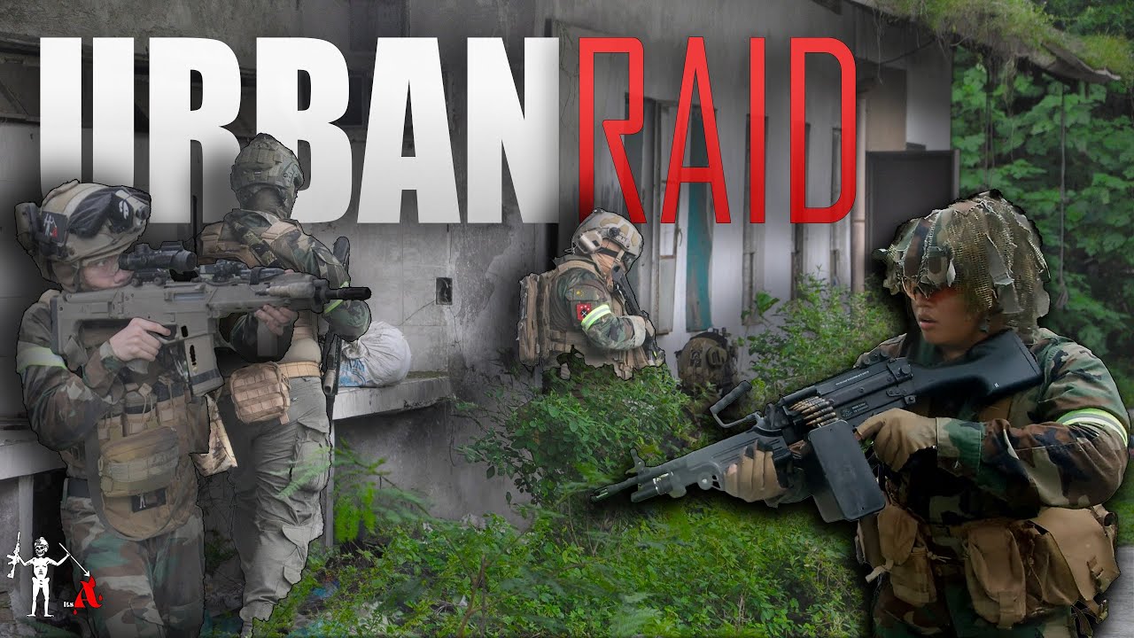 FIRETEAM CLEARS ENEMY BARRACKS [AIRSOFT GAMEPLAY] - Multiple Perspective