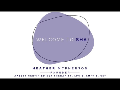 Welcome to the Sexual Health Alliance Welcome to the Sexual Health Alliance