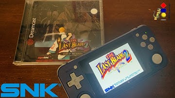 SNK The Last Blade 2 (Sega Dreamcast) on the Anbernic RG351P