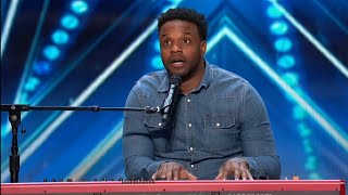 Video thumbnail of "Comedy Musician Barry Brewer on how Black & White Churches Differ  | Auditions | AGT 2023"